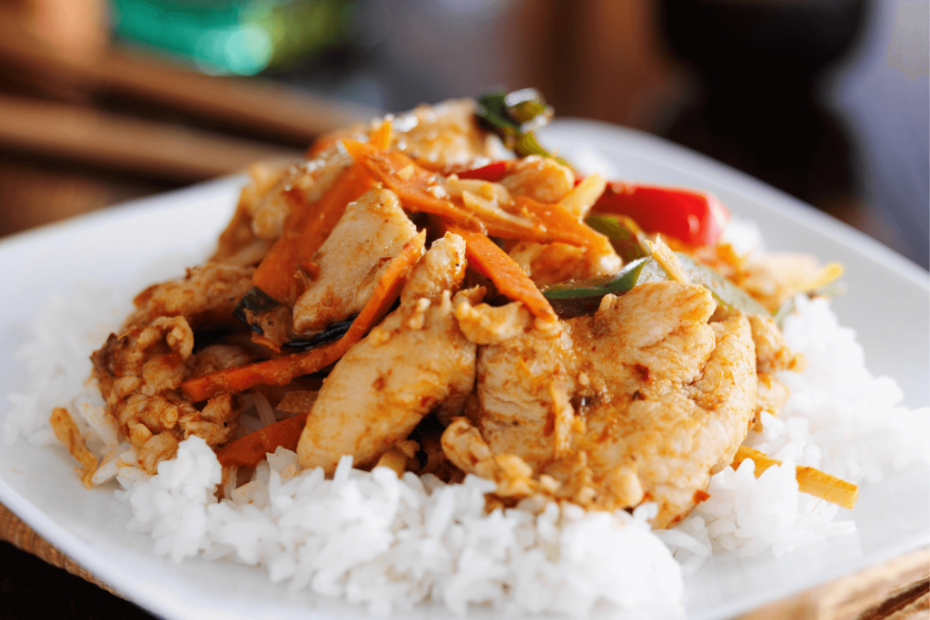 chicken and rice diet